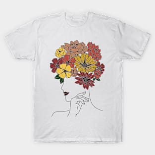 Floral Head Piece T-Shirt